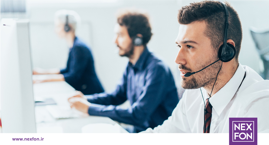 تلفن voip نکسفون برای مراکز تماس